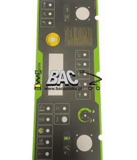 Platform control box decal for Zoomlion ZA14J and ZA14JE boom lifts 00773406200211050